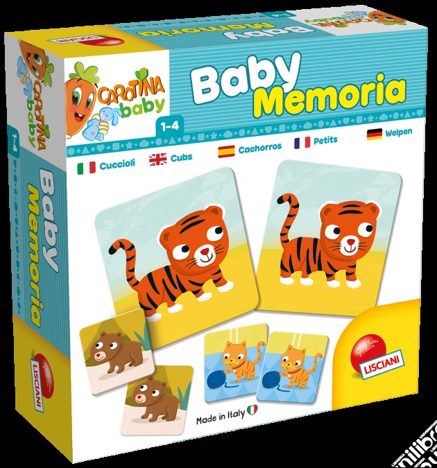 Carotina - Baby Memo Cuccioli gioco di Lisciani