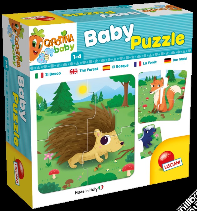 Carotina - Baby Puzzle Il Bosco gioco di Lisciani