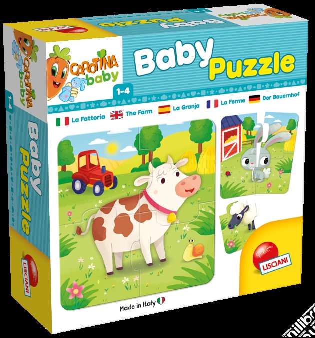 Carotina - Baby Puzzle La Fattoria gioco di Lisciani