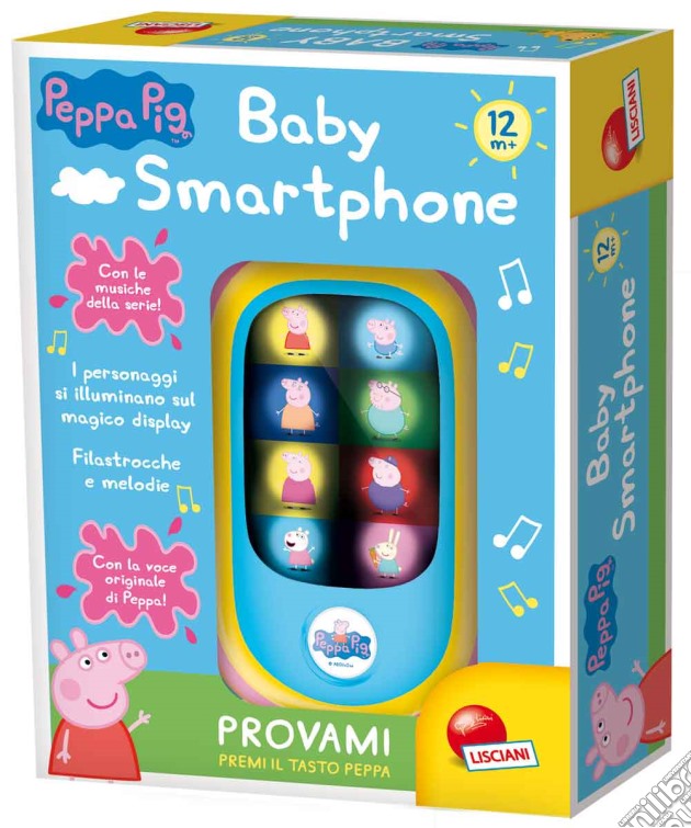 Peppa Pig - Baby Smartphone Led gioco di Lisciani