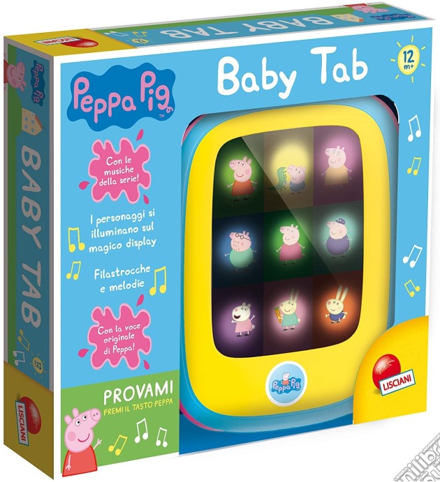 Peppa Pig - Baby Tab Gioca E Impara gioco di Lisciani