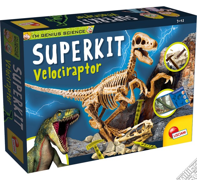 Piccolo Genio - Super Kit Velociraptor gioco di Lisciani