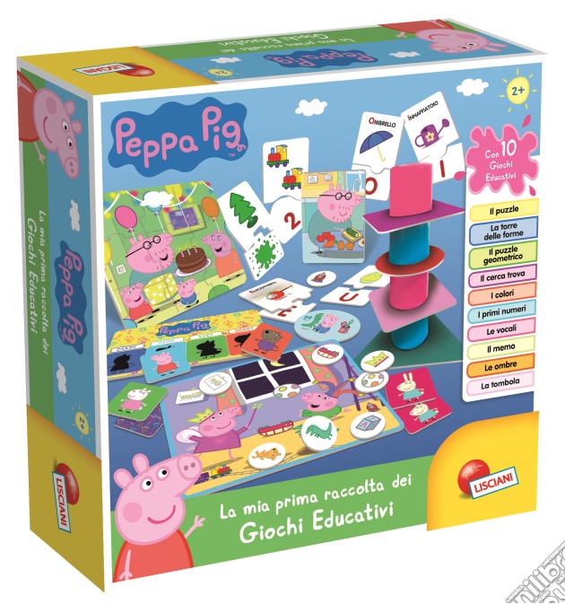 Peppa Pig - Raccolta Giochi Educativi Baby gioco di Lisciani