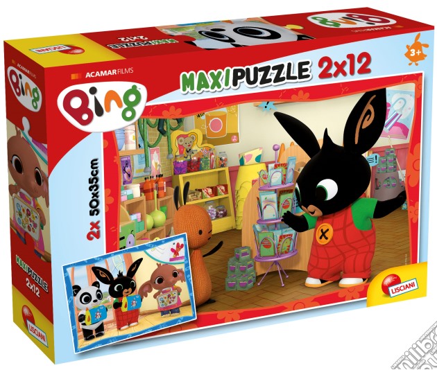 Bing - Puzzle Supermaxi 12X2 Pz - A Scuola! puzzle di Lisciani