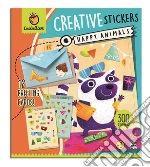 Happy animals. Creative stickers