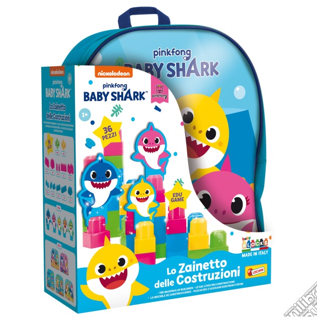 Baby Shark - Zainetto Costruzioni Baby gioco di Lisciani