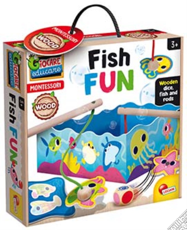 Lisciani: Montessori - Legno Fish Fun gioco di Lisciani