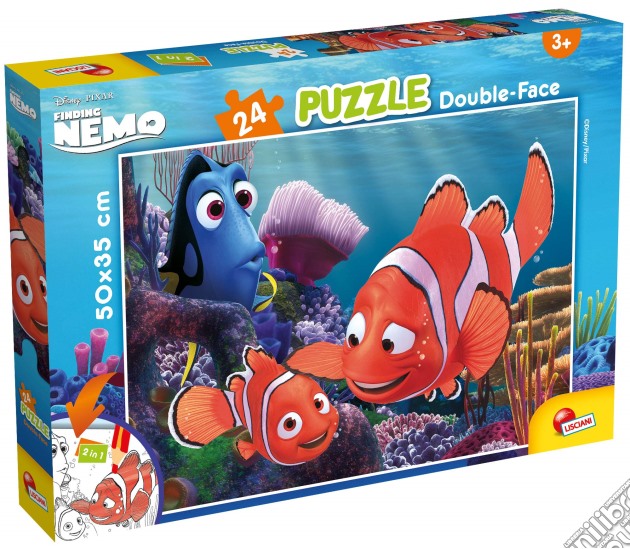 Disney: Nemo - Puzzle Double-Face 24 puzzle di Lisciani
