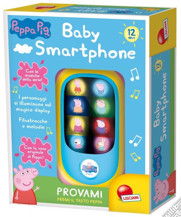 Peppa Pig: Baby Smartphone Led Ed Internazionale gioco