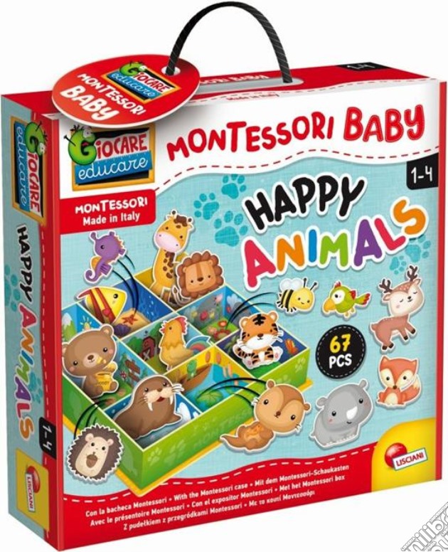 Lisciani: Montessori - Baby Bacheca Happy Animals gioco