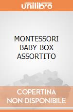 MONTESSORI BABY BOX ASSORTITO giochi