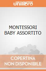 MONTESSORI BABY ASSORTITO giochi