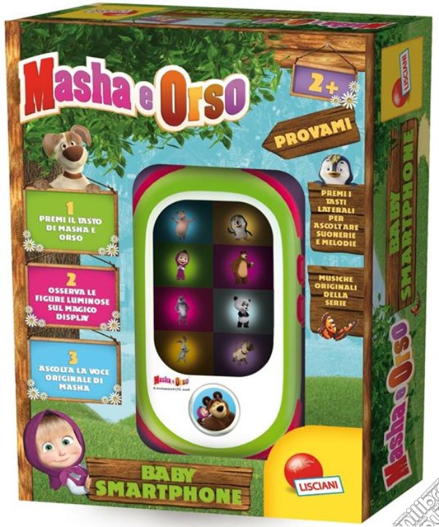 Masha E Orso: Masha Baby Smartphone Led gioco