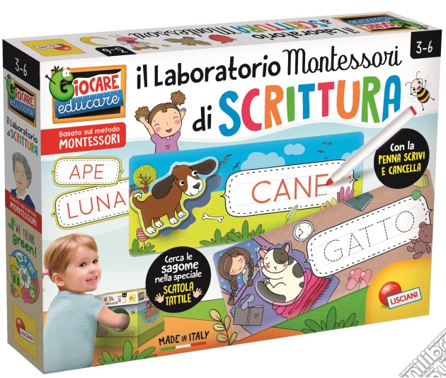 Lisciani: Montessori - Maxi Laboratorio Di Scrittura gioco
