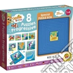 Lisciani: Carotina Baby - 9 Puzzle Progressive Squali E Pesci giochi