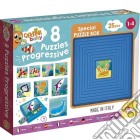 Lisciani: Carotina Baby - 9 Puzzle Progressive Squali E Pesci giochi