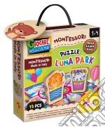 Lisciani: Montessori Baby - Legno Puzzle Luna Park