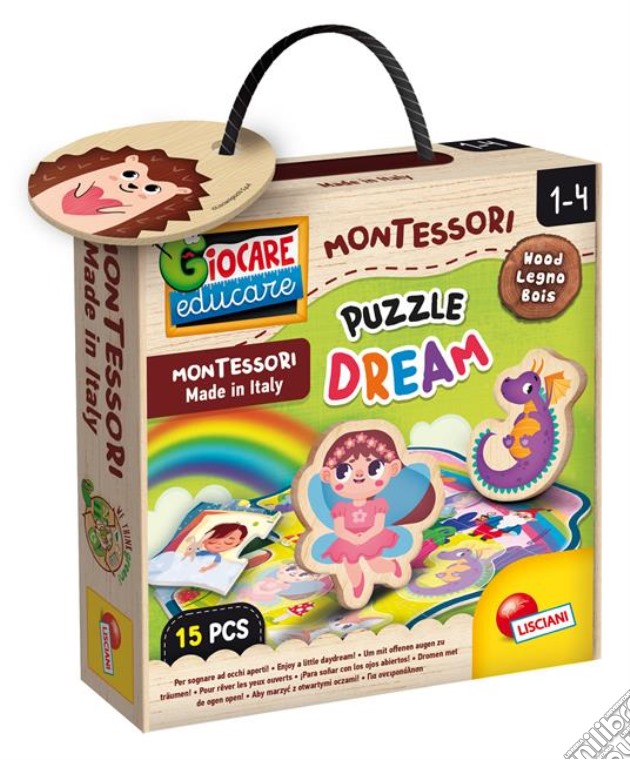 Lisciani: Montessori Baby - Legno Puzzle Dream gioco