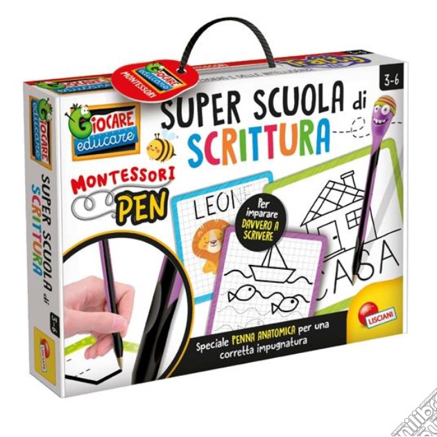 Lisciani: Montessori - Pen Super Scuola Scrittura gioco