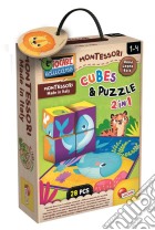 Lisciani: Montessori Baby - Legno Cubes And Puzzle giochi