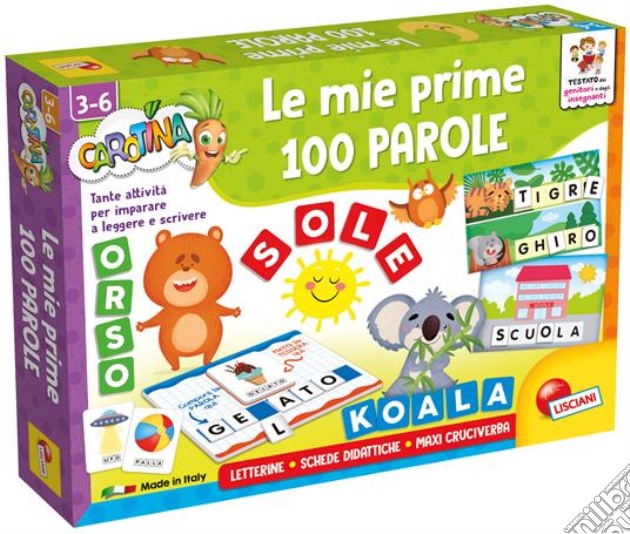 Lisciani: Carotina - Maxi Le Mie Prime 100 Parole gioco