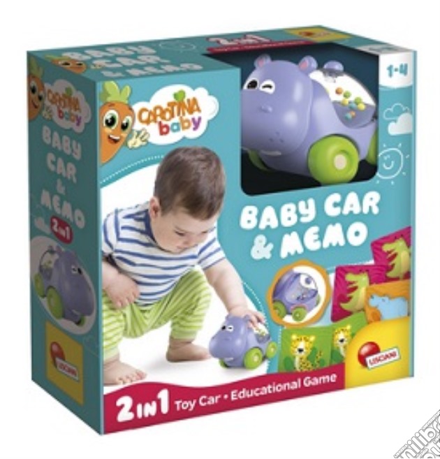 Lisciani: Carotina Baby - Hippo Car & Memo gioco