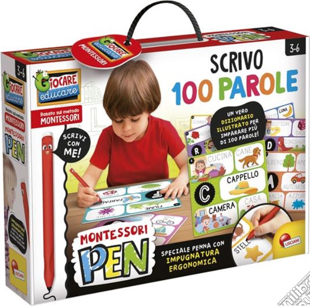 Lisciani: Montessori - Pen Scrivo 100 Parole gioco
