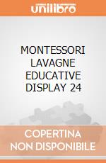 MONTESSORI LAVAGNE EDUCATIVE DISPLAY 24 giochi