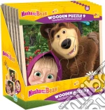 Masha E Orso: Lisciani - Masha Wooden Puzzle 9 giochi