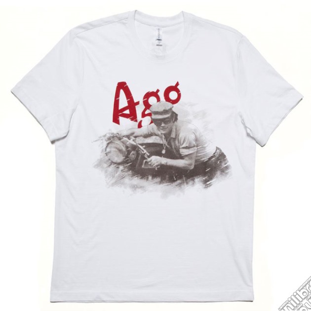 Giacomo Agostini - Heritage White (T-Shirt Uomo S) gioco di Mondocorse