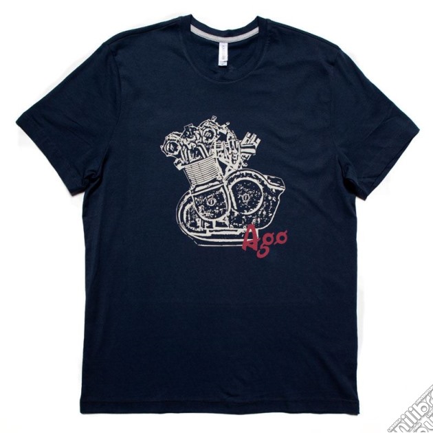 Giacomo Agostini - Vintage Blue (T-Shirt Uomo L) gioco di Mondocorse