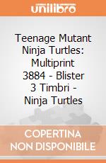 Teenage Mutant Ninja Turtles: Multiprint 3884 - Blister 3 Timbri - Ninja Turtles giochi