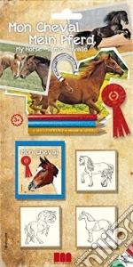 Multiprint 3895 - Blister 3 Timbri - Cavalli giochi