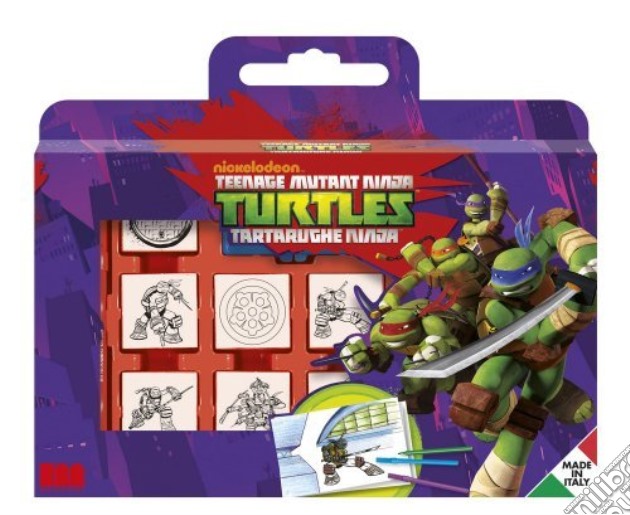 Valigetta Timbri - Ninja Turtles gioco di Multiprint