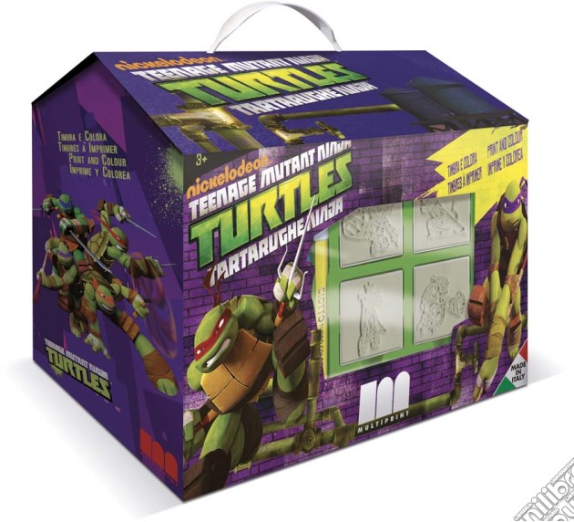 Casetta Set Timbri - Ninja Turtles gioco di Multiprint