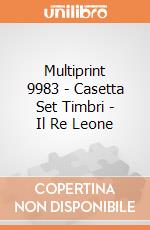 Multiprint 9983 - Casetta Set Timbri - Il Re Leone gioco di Multiprint