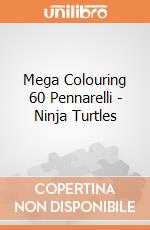 Mega Colouring 60 Pennarelli - Ninja Turtles gioco di Multiprint