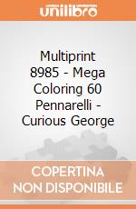Multiprint 8985 - Mega Coloring 60 Pennarelli - Curious George gioco di Multiprint