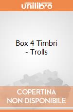 Box 4 Timbri - Trolls gioco di Multiprint