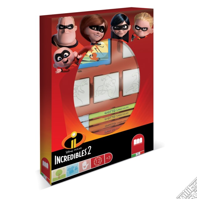 Box 4 Timbri - Incredibles 2 gioco di Multiprint