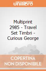 Multiprint 2985 - Travel Set Timbri - Curious George gioco di Multiprint