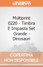 Multiprint 0220 - Timbra E Impasta Set Grande - Dinosauri gioco di Multiprint