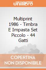 Multiprint 1986 - Timbra E Impasta Set Piccolo - 44 Gatti gioco di Multiprint