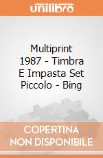 Multiprint 1987 - Timbra E Impasta Set Piccolo - Bing gioco di Multiprint