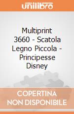 Multiprint 3660 - Scatola Legno Piccola - Principesse Disney gioco di Multiprint