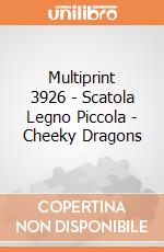 Multiprint 3926 - Scatola Legno Piccola - Cheeky Dragons gioco di Multiprint