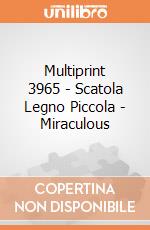 Multiprint 3965 - Scatola Legno Piccola - Miraculous gioco di Multiprint