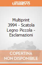 Multiprint 3994 - Scatola Legno Piccola - Esclamazioni gioco di Multiprint