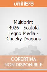 Multiprint 4926 - Scatola Legno Media - Cheeky Dragons gioco di Multiprint