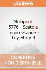 Multiprint 5776 - Scatola Legno Grande - Toy Story 4 gioco di Multiprint